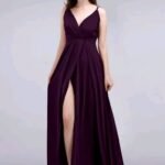 Emerald Green Spaghetti Strap Wrap Slit Maxi Dress